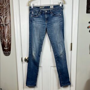 AG The Stilt Cigarette Leg denim jeans size 27R.